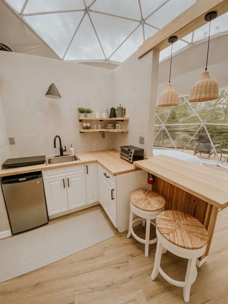 Back Forty Glamping Kitchen