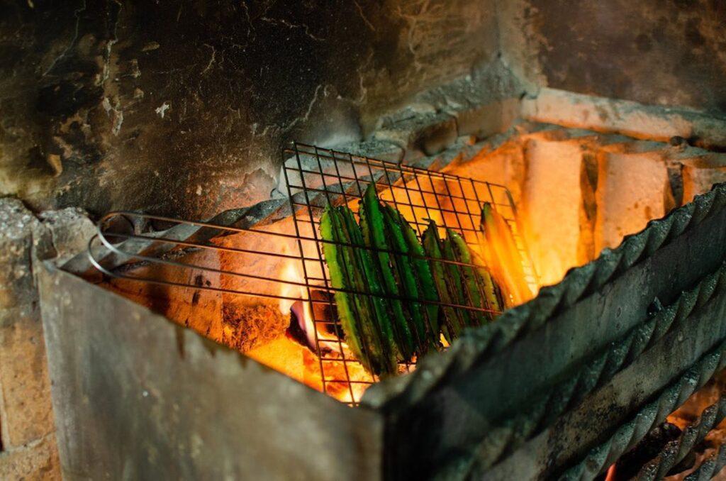 open fire culinary experience at NÜ Restaurant