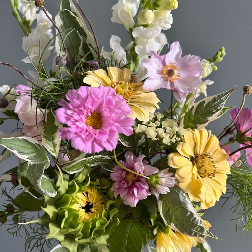 locally-grown flowers
