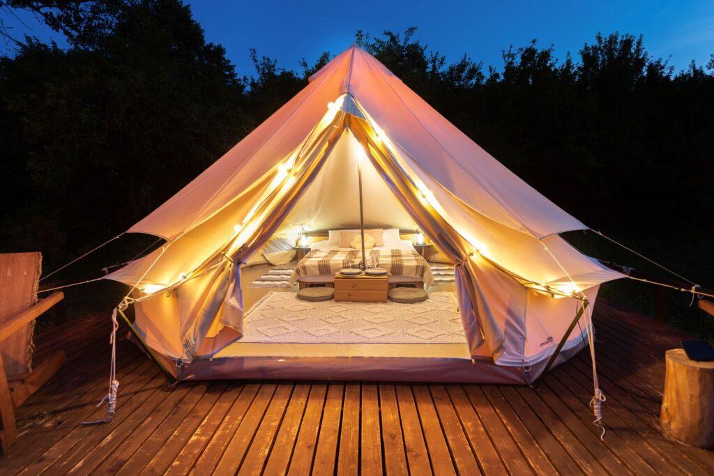 glamping during Wellness Spa Retreat