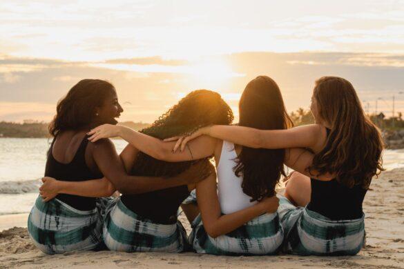 Galentines Day girls beach getaway