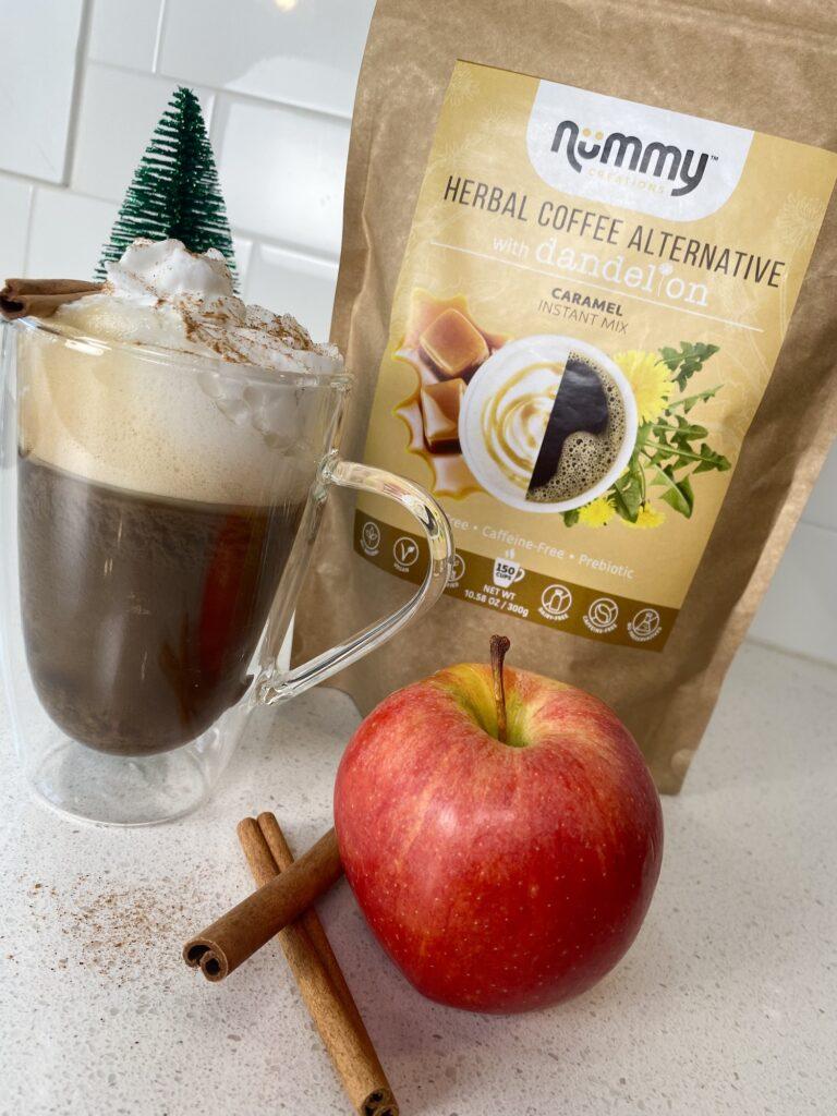 caramel apple coffee alternative  latte