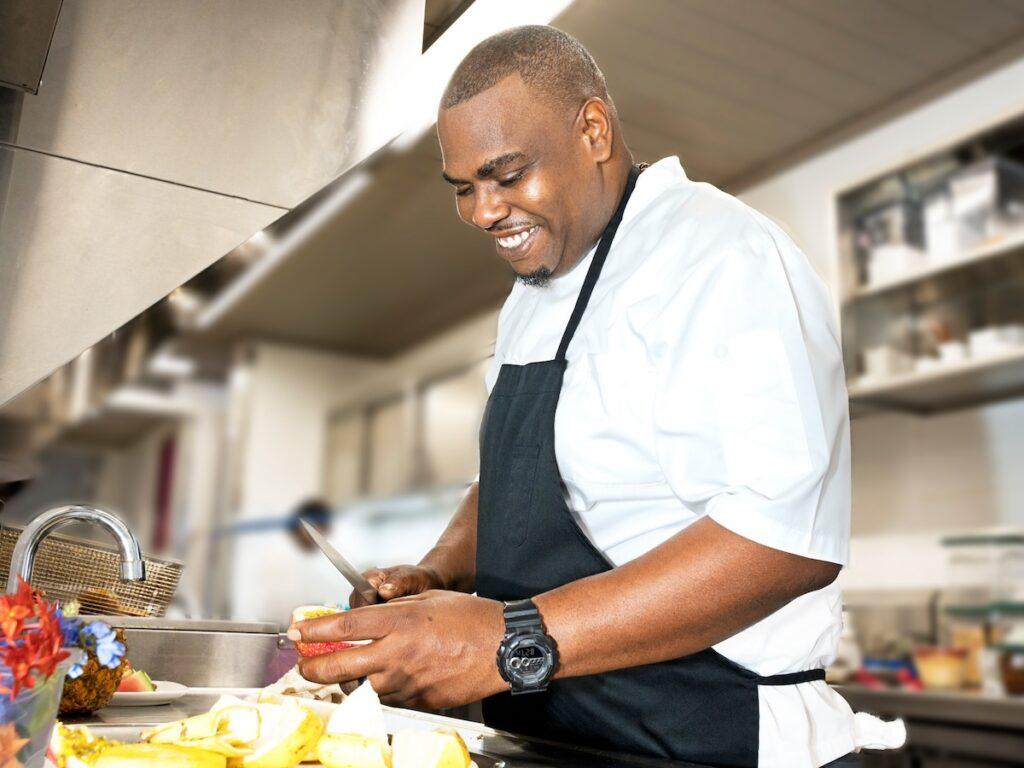 chef mason of Coulibri Ridge in Dominica